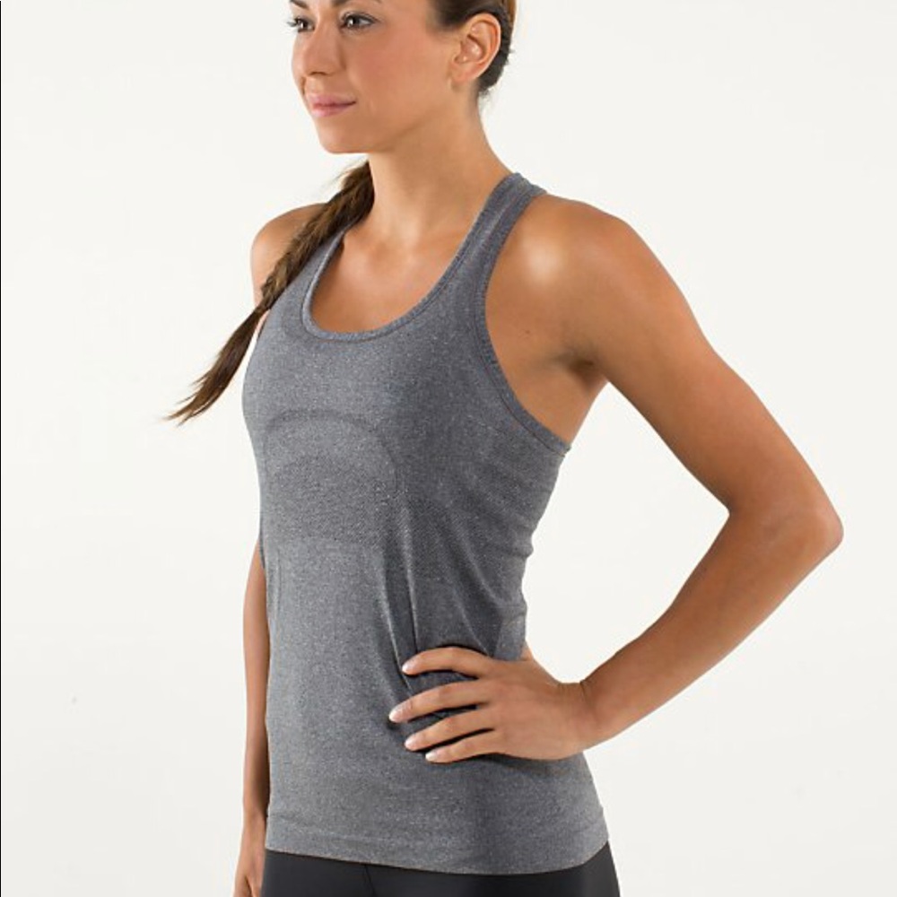 Lululemon grey running tank